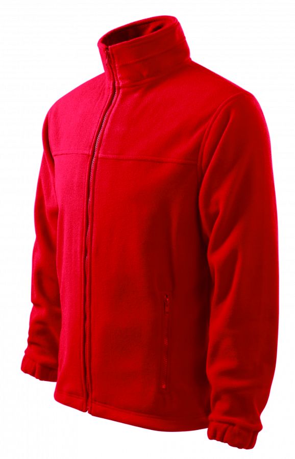 Mikina fleece pánská červená 501